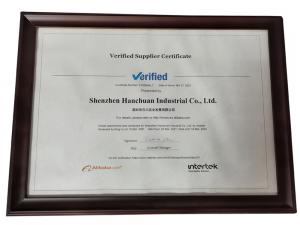 Verified Supplier Certificate